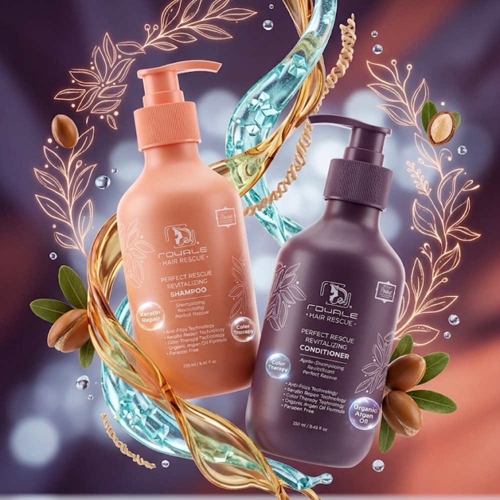 Royale Hair Rescue Perfect Rescue Revitalizing Shampoo & Conditioner -  Duo